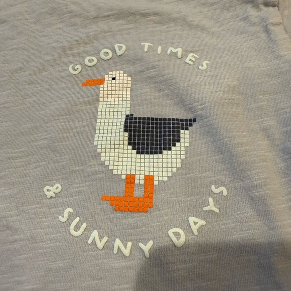 ZARA Toddler Boy Seagull Good Times & Sunny Days Tshirt size 12-18M - Picture 4 of 6